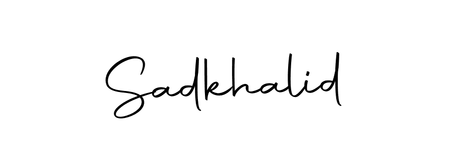 It looks lik you need a new signature style for name Sadkhalid. Design unique handwritten (Autography-DOLnW) signature with our free signature maker in just a few clicks. Sadkhalid signature style 10 images and pictures png