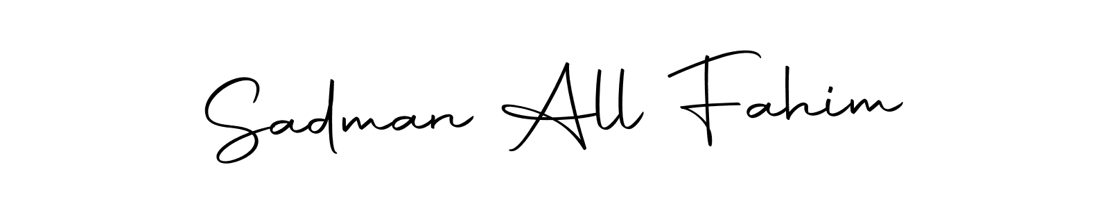 Make a beautiful signature design for name Sadman All Fahim. Use this online signature maker to create a handwritten signature for free. Sadman All Fahim signature style 10 images and pictures png