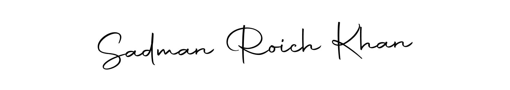 Make a short Sadman Roich Khan signature style. Manage your documents anywhere anytime using Autography-DOLnW. Create and add eSignatures, submit forms, share and send files easily. Sadman Roich Khan signature style 10 images and pictures png