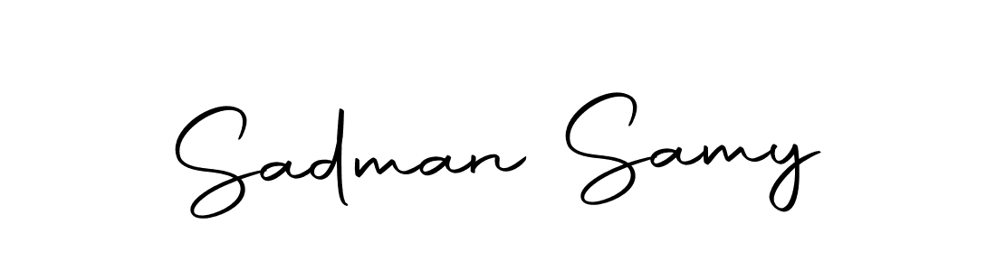 How to make Sadman Samy signature? Autography-DOLnW is a professional autograph style. Create handwritten signature for Sadman Samy name. Sadman Samy signature style 10 images and pictures png