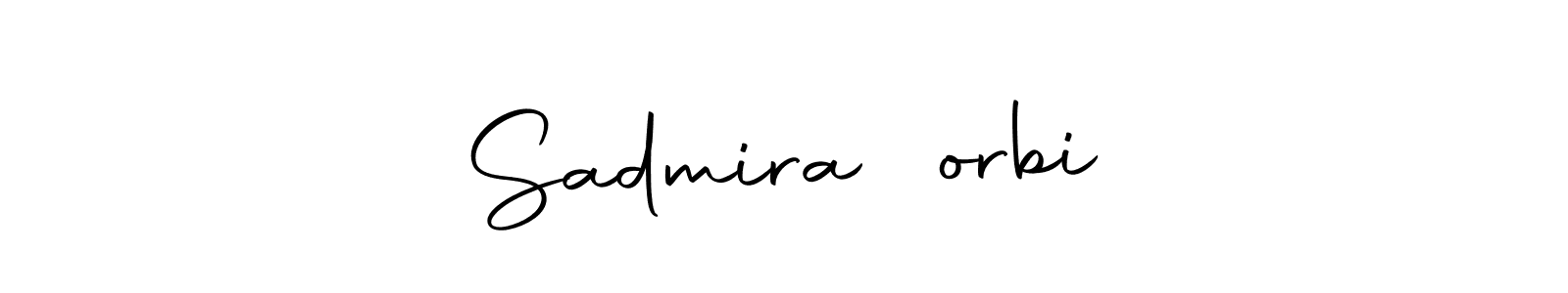 This is the best signature style for the Sadmira Čorbić name. Also you like these signature font (Autography-DOLnW). Mix name signature. Sadmira Čorbić signature style 10 images and pictures png