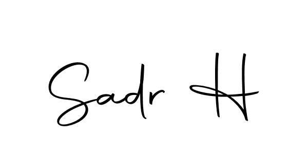 Also You can easily find your signature by using the search form. We will create Sadr H name handwritten signature images for you free of cost using Autography-DOLnW sign style. Sadr H signature style 10 images and pictures png