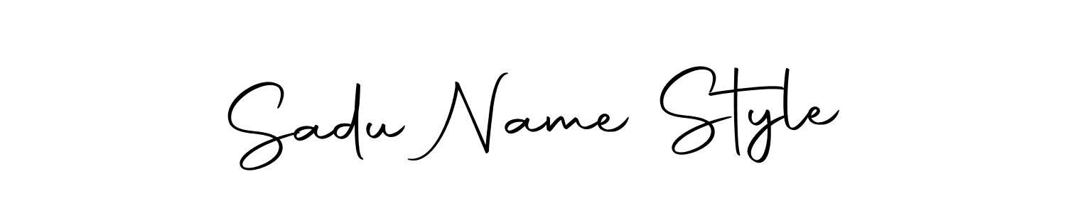 How to make Sadu Name Style signature? Autography-DOLnW is a professional autograph style. Create handwritten signature for Sadu Name Style name. Sadu Name Style signature style 10 images and pictures png