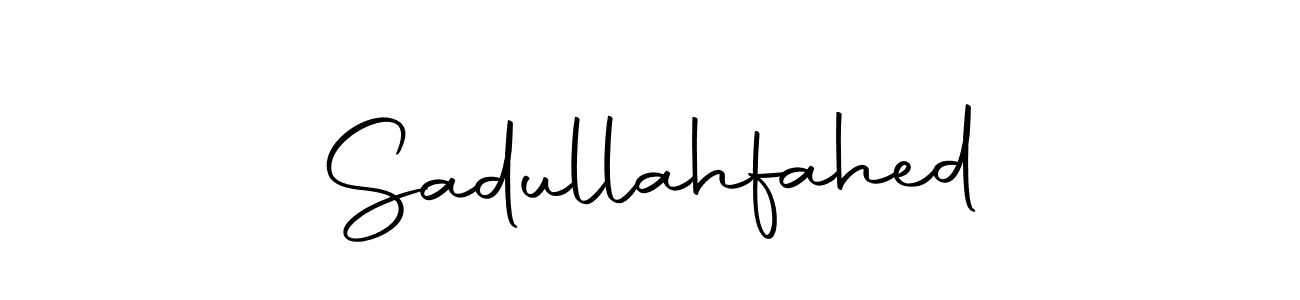 Autography-DOLnW is a professional signature style that is perfect for those who want to add a touch of class to their signature. It is also a great choice for those who want to make their signature more unique. Get Sadullahfahed name to fancy signature for free. Sadullahfahed signature style 10 images and pictures png