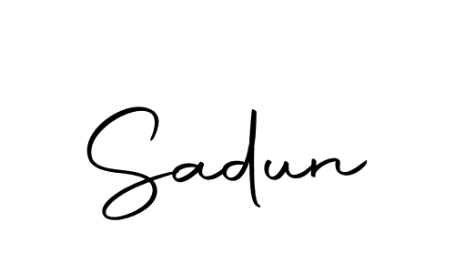 Autography-DOLnW is a professional signature style that is perfect for those who want to add a touch of class to their signature. It is also a great choice for those who want to make their signature more unique. Get Sadun name to fancy signature for free. Sadun signature style 10 images and pictures png