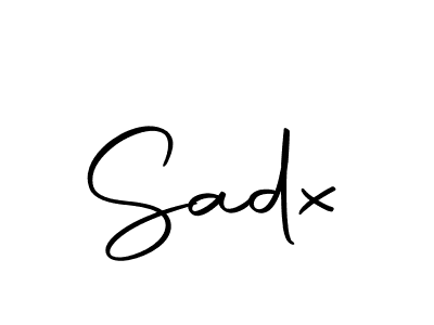 How to make Sadx signature? Autography-DOLnW is a professional autograph style. Create handwritten signature for Sadx name. Sadx signature style 10 images and pictures png