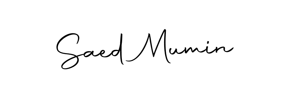 Make a short Saed Mumin signature style. Manage your documents anywhere anytime using Autography-DOLnW. Create and add eSignatures, submit forms, share and send files easily. Saed Mumin signature style 10 images and pictures png