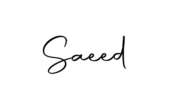 It looks lik you need a new signature style for name Saeed . Design unique handwritten (Autography-DOLnW) signature with our free signature maker in just a few clicks. Saeed  signature style 10 images and pictures png
