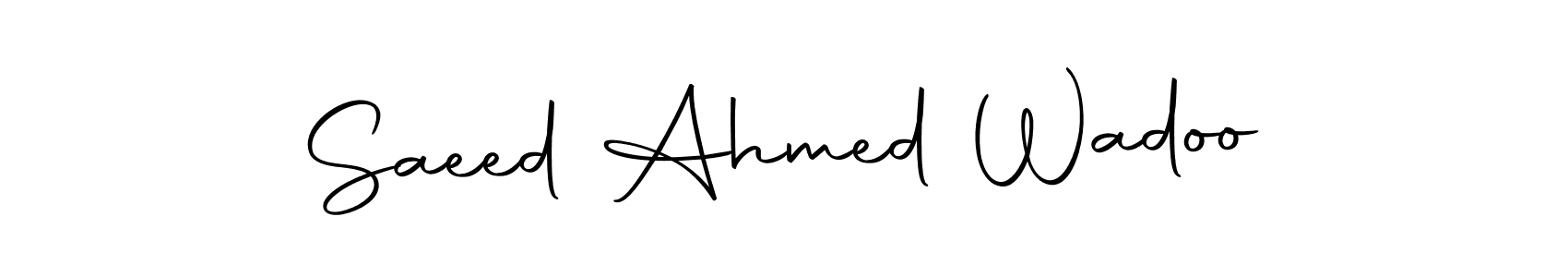 How to Draw Saeed Ahmed Wadoo signature style? Autography-DOLnW is a latest design signature styles for name Saeed Ahmed Wadoo. Saeed Ahmed Wadoo signature style 10 images and pictures png