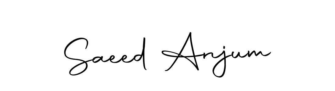 Also we have Saeed Anjum name is the best signature style. Create professional handwritten signature collection using Autography-DOLnW autograph style. Saeed Anjum signature style 10 images and pictures png