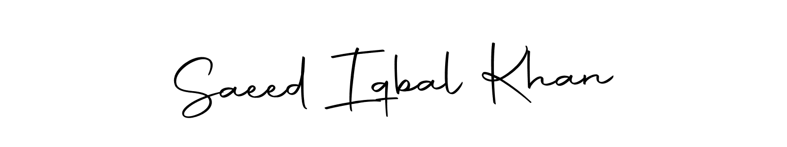 Once you've used our free online signature maker to create your best signature Autography-DOLnW style, it's time to enjoy all of the benefits that Saeed Iqbal Khan name signing documents. Saeed Iqbal Khan signature style 10 images and pictures png