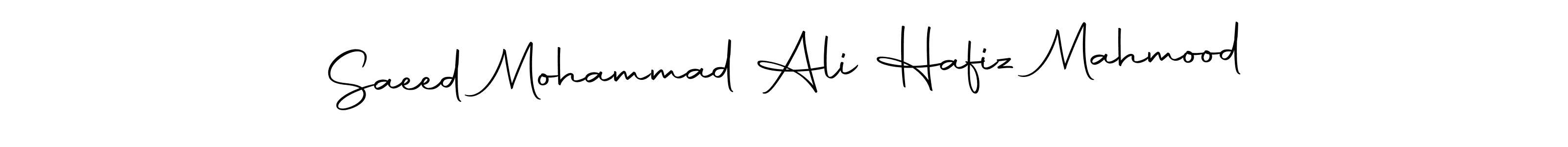 Create a beautiful signature design for name Saeed Mohammad Ali Hafiz Mahmood. With this signature (Autography-DOLnW) fonts, you can make a handwritten signature for free. Saeed Mohammad Ali Hafiz Mahmood signature style 10 images and pictures png