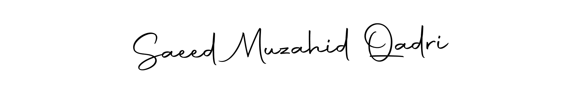 Once you've used our free online signature maker to create your best signature Autography-DOLnW style, it's time to enjoy all of the benefits that Saeed Muzahid Qadri name signing documents. Saeed Muzahid Qadri signature style 10 images and pictures png