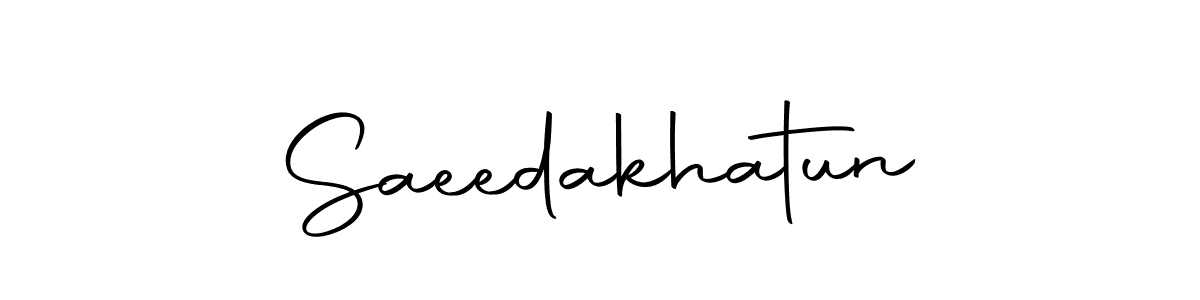 How to Draw Saeedakhatun signature style? Autography-DOLnW is a latest design signature styles for name Saeedakhatun. Saeedakhatun signature style 10 images and pictures png