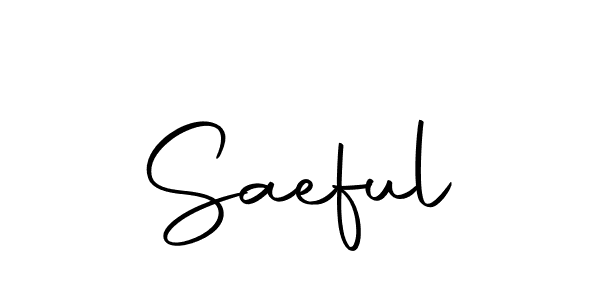 Make a beautiful signature design for name Saeful. Use this online signature maker to create a handwritten signature for free. Saeful signature style 10 images and pictures png