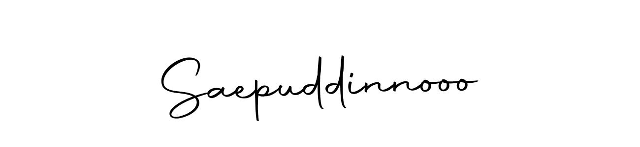 Use a signature maker to create a handwritten signature online. With this signature software, you can design (Autography-DOLnW) your own signature for name Saepuddinnooo. Saepuddinnooo signature style 10 images and pictures png