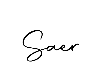 Saer stylish signature style. Best Handwritten Sign (Autography-DOLnW) for my name. Handwritten Signature Collection Ideas for my name Saer. Saer signature style 10 images and pictures png