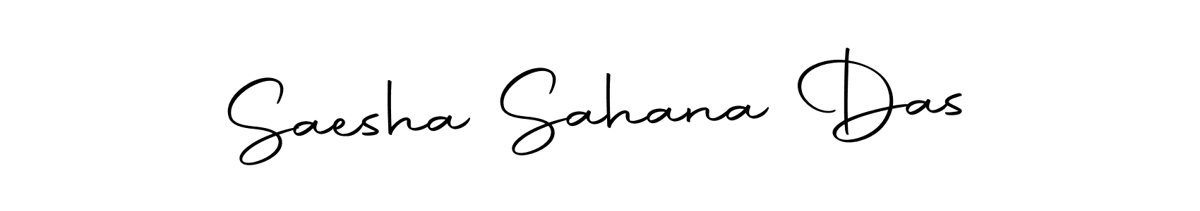 Autography-DOLnW is a professional signature style that is perfect for those who want to add a touch of class to their signature. It is also a great choice for those who want to make their signature more unique. Get Saesha Sahana Das name to fancy signature for free. Saesha Sahana Das signature style 10 images and pictures png