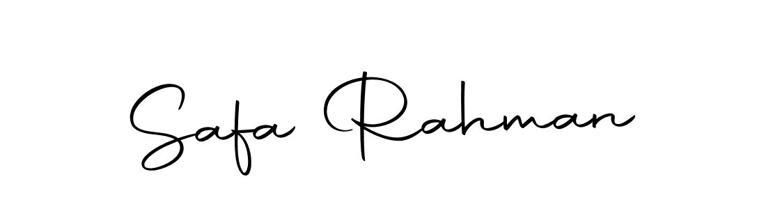 Make a beautiful signature design for name Safa Rahman. With this signature (Autography-DOLnW) style, you can create a handwritten signature for free. Safa Rahman signature style 10 images and pictures png