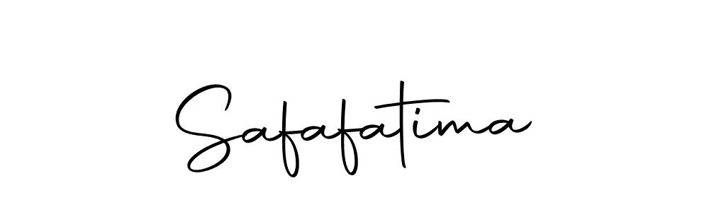 Create a beautiful signature design for name Safafatima. With this signature (Autography-DOLnW) fonts, you can make a handwritten signature for free. Safafatima signature style 10 images and pictures png