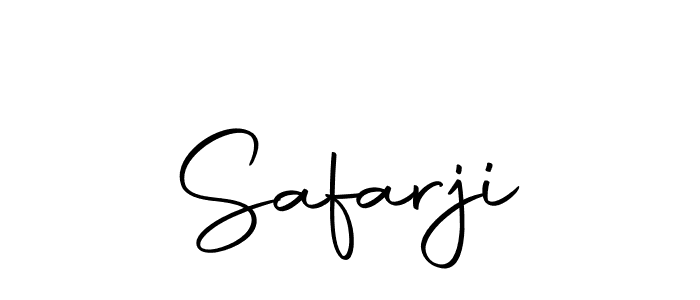 You should practise on your own different ways (Autography-DOLnW) to write your name (Safarji) in signature. don't let someone else do it for you. Safarji signature style 10 images and pictures png