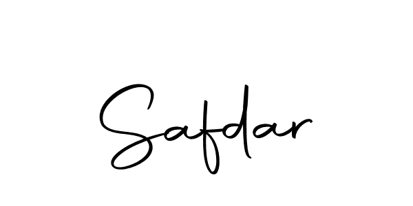 Make a beautiful signature design for name Safdar. Use this online signature maker to create a handwritten signature for free. Safdar signature style 10 images and pictures png