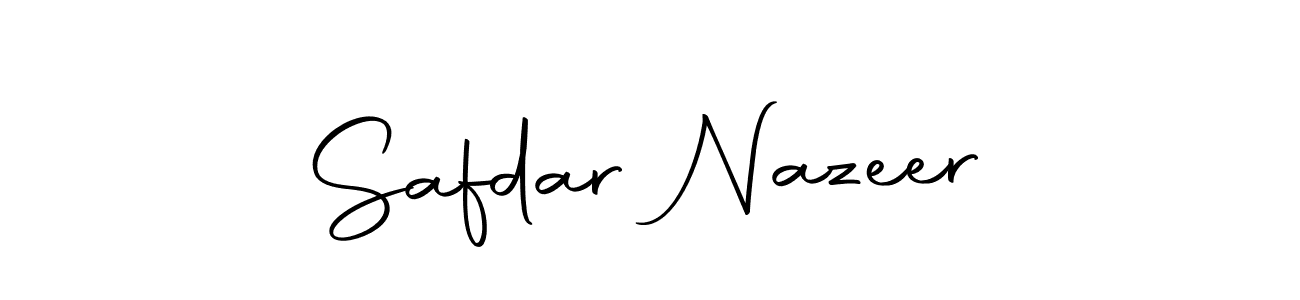 Autography-DOLnW is a professional signature style that is perfect for those who want to add a touch of class to their signature. It is also a great choice for those who want to make their signature more unique. Get Safdar Nazeer name to fancy signature for free. Safdar Nazeer signature style 10 images and pictures png