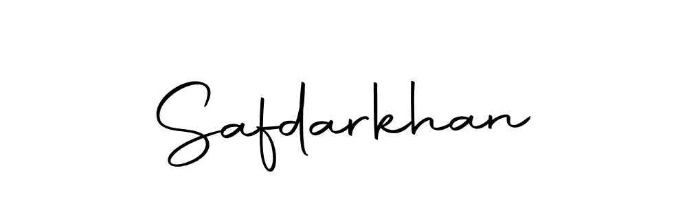 How to make Safdarkhan name signature. Use Autography-DOLnW style for creating short signs online. This is the latest handwritten sign. Safdarkhan signature style 10 images and pictures png