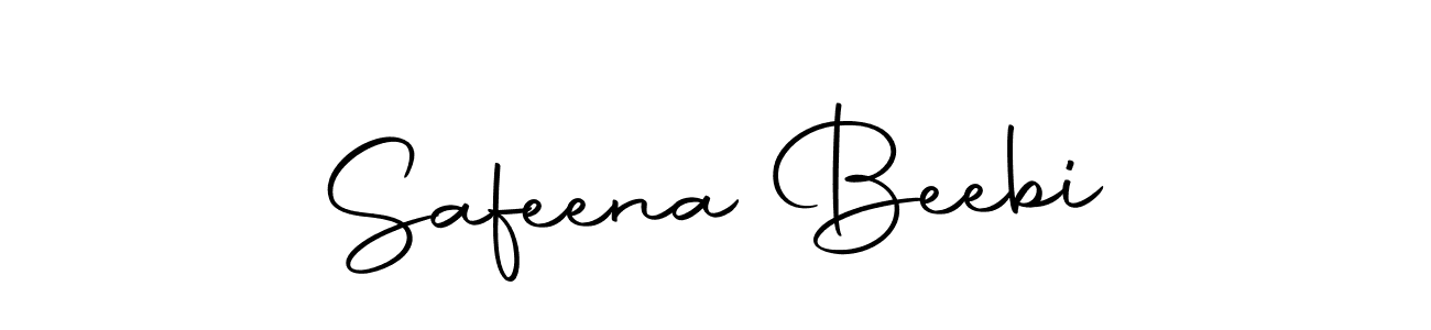 Make a beautiful signature design for name Safeena Beebi. With this signature (Autography-DOLnW) style, you can create a handwritten signature for free. Safeena Beebi signature style 10 images and pictures png