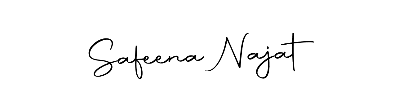 Create a beautiful signature design for name Safeena Najat. With this signature (Autography-DOLnW) fonts, you can make a handwritten signature for free. Safeena Najat signature style 10 images and pictures png