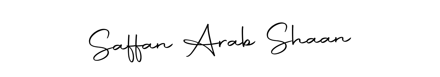 The best way (Autography-DOLnW) to make a short signature is to pick only two or three words in your name. The name Saffan Arab Shaan include a total of six letters. For converting this name. Saffan Arab Shaan signature style 10 images and pictures png