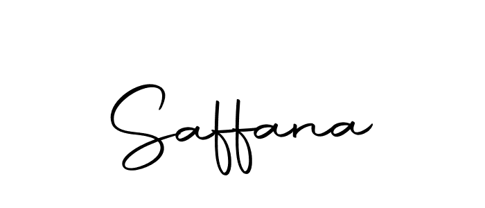 Create a beautiful signature design for name Saffana. With this signature (Autography-DOLnW) fonts, you can make a handwritten signature for free. Saffana signature style 10 images and pictures png