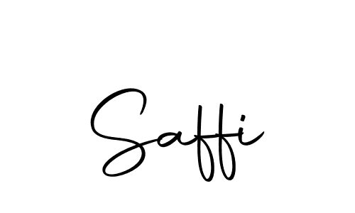 Design your own signature with our free online signature maker. With this signature software, you can create a handwritten (Autography-DOLnW) signature for name Saffi. Saffi signature style 10 images and pictures png