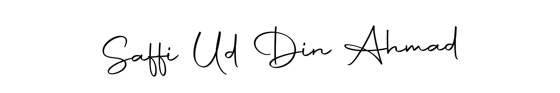 if you are searching for the best signature style for your name Saffi Ud Din Ahmad. so please give up your signature search. here we have designed multiple signature styles  using Autography-DOLnW. Saffi Ud Din Ahmad signature style 10 images and pictures png