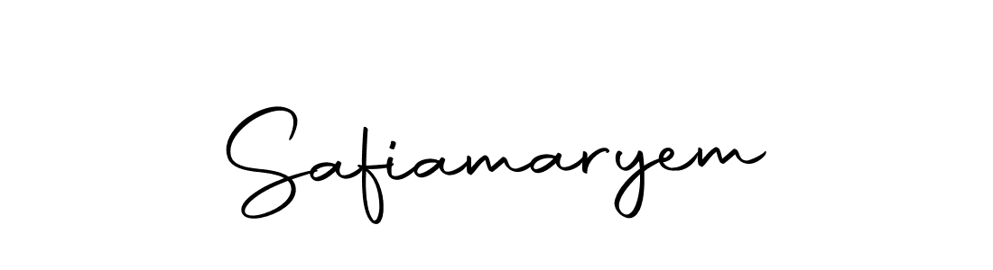 How to make Safiamaryem name signature. Use Autography-DOLnW style for creating short signs online. This is the latest handwritten sign. Safiamaryem signature style 10 images and pictures png