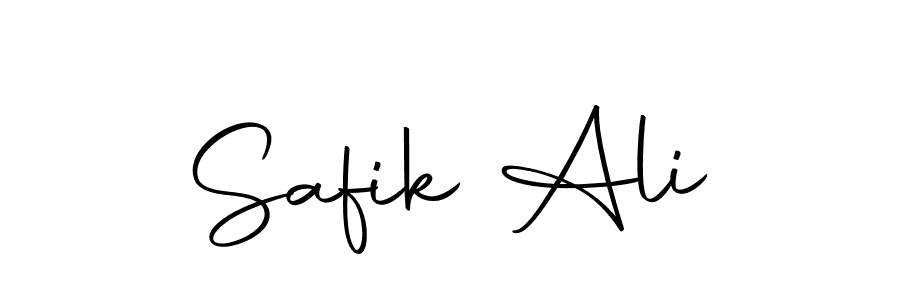 You should practise on your own different ways (Autography-DOLnW) to write your name (Safik Ali) in signature. don't let someone else do it for you. Safik Ali signature style 10 images and pictures png