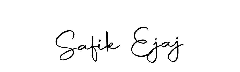 You should practise on your own different ways (Autography-DOLnW) to write your name (Safik Ejaj) in signature. don't let someone else do it for you. Safik Ejaj signature style 10 images and pictures png