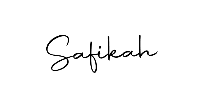 Design your own signature with our free online signature maker. With this signature software, you can create a handwritten (Autography-DOLnW) signature for name Safikah. Safikah signature style 10 images and pictures png