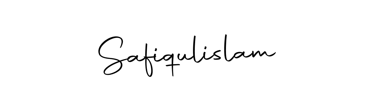 Use a signature maker to create a handwritten signature online. With this signature software, you can design (Autography-DOLnW) your own signature for name Safiqulislam. Safiqulislam signature style 10 images and pictures png