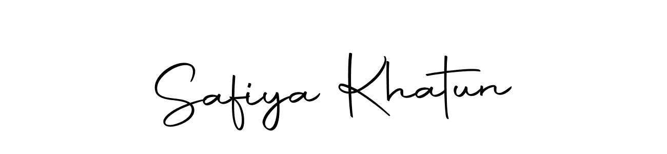 The best way (Autography-DOLnW) to make a short signature is to pick only two or three words in your name. The name Safiya Khatun include a total of six letters. For converting this name. Safiya Khatun signature style 10 images and pictures png