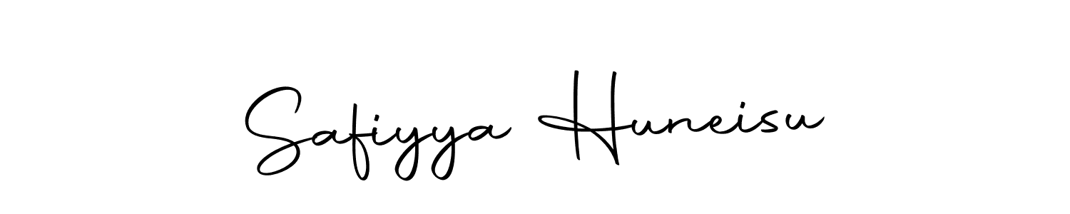 Create a beautiful signature design for name Safiyya Huneisu. With this signature (Autography-DOLnW) fonts, you can make a handwritten signature for free. Safiyya Huneisu signature style 10 images and pictures png
