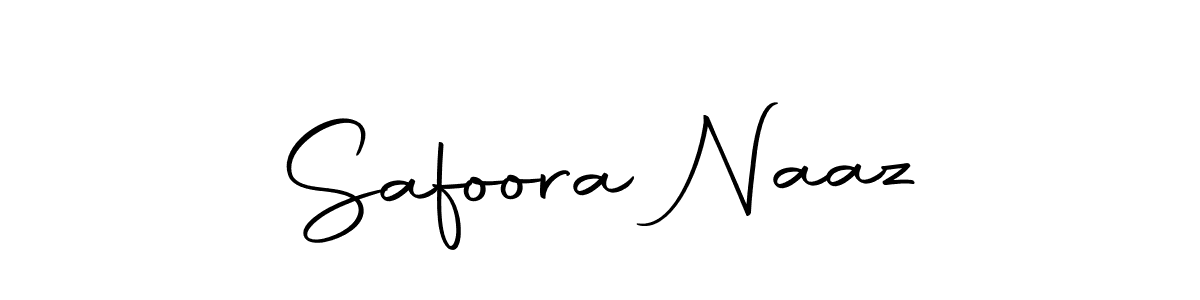 Design your own signature with our free online signature maker. With this signature software, you can create a handwritten (Autography-DOLnW) signature for name Safoora Naaz. Safoora Naaz signature style 10 images and pictures png