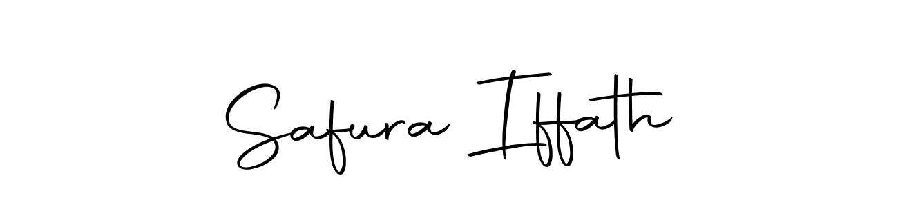 The best way (Autography-DOLnW) to make a short signature is to pick only two or three words in your name. The name Safura Iffath include a total of six letters. For converting this name. Safura Iffath signature style 10 images and pictures png