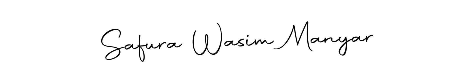 You can use this online signature creator to create a handwritten signature for the name Safura Wasim Manyar. This is the best online autograph maker. Safura Wasim Manyar signature style 10 images and pictures png