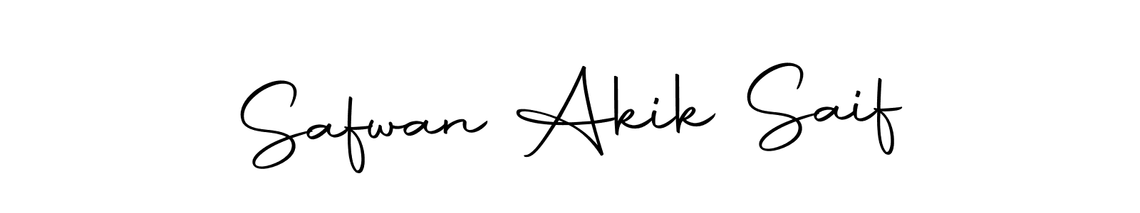 Design your own signature with our free online signature maker. With this signature software, you can create a handwritten (Autography-DOLnW) signature for name Safwan Akik Saif. Safwan Akik Saif signature style 10 images and pictures png