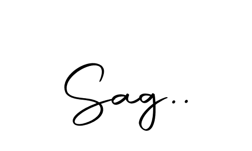 You can use this online signature creator to create a handwritten signature for the name Sag... This is the best online autograph maker. Sag.. signature style 10 images and pictures png