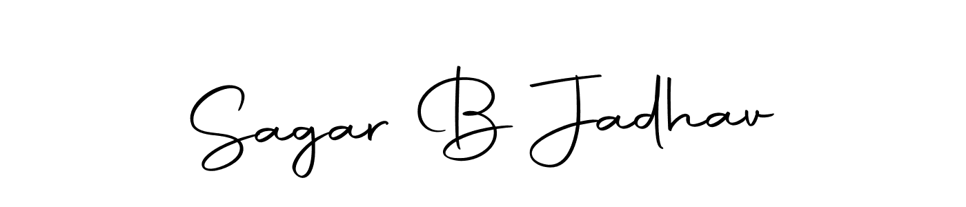 Also we have Sagar B Jadhav name is the best signature style. Create professional handwritten signature collection using Autography-DOLnW autograph style. Sagar B Jadhav signature style 10 images and pictures png