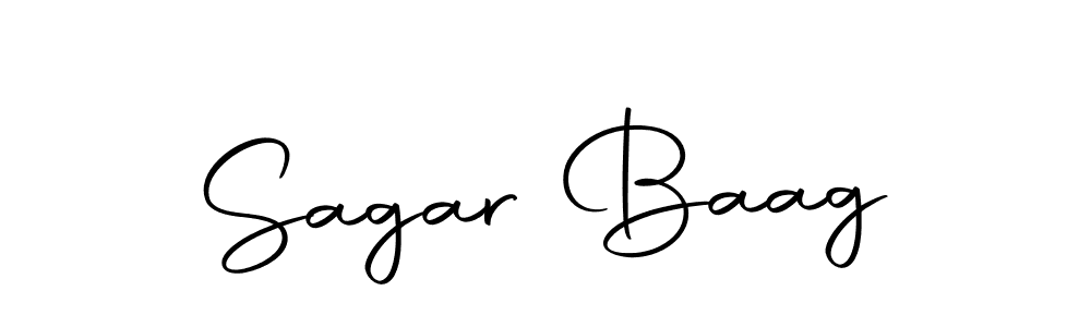 Create a beautiful signature design for name Sagar Baag. With this signature (Autography-DOLnW) fonts, you can make a handwritten signature for free. Sagar Baag signature style 10 images and pictures png