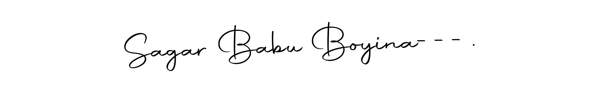 Use a signature maker to create a handwritten signature online. With this signature software, you can design (Autography-DOLnW) your own signature for name Sagar Babu Boyina---.. Sagar Babu Boyina---. signature style 10 images and pictures png