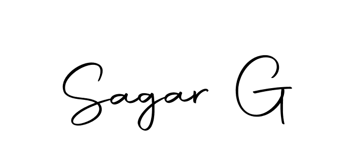 How to make Sagar G signature? Autography-DOLnW is a professional autograph style. Create handwritten signature for Sagar G name. Sagar G signature style 10 images and pictures png